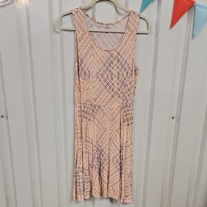 a.n.a Pink Sleeveless Scoop Neck Midi Sundress